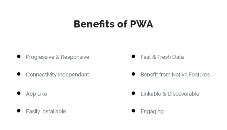 Progressive Web Apps Benefits