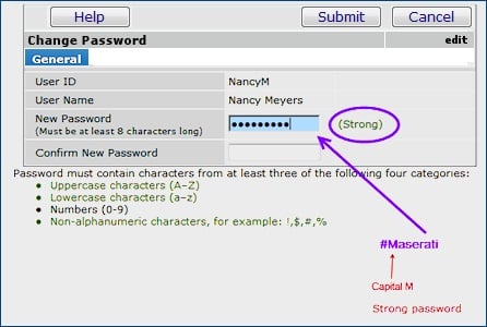 strong password - la sécurité de votre site